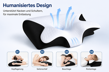 OrthoSleep™ Ergonomic Cervical Memory Foam Pillow