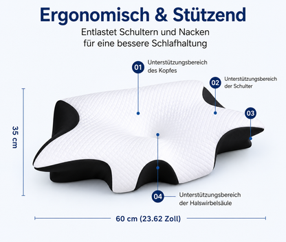 OrthoSleep™ Ergonomic Cervical Memory Foam Pillow