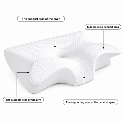 OrthoSleep™ Ergonomic Cervical Memory Foam Pillow