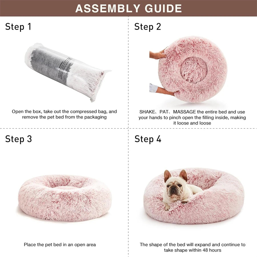 Round Sleeping Bed for Pets