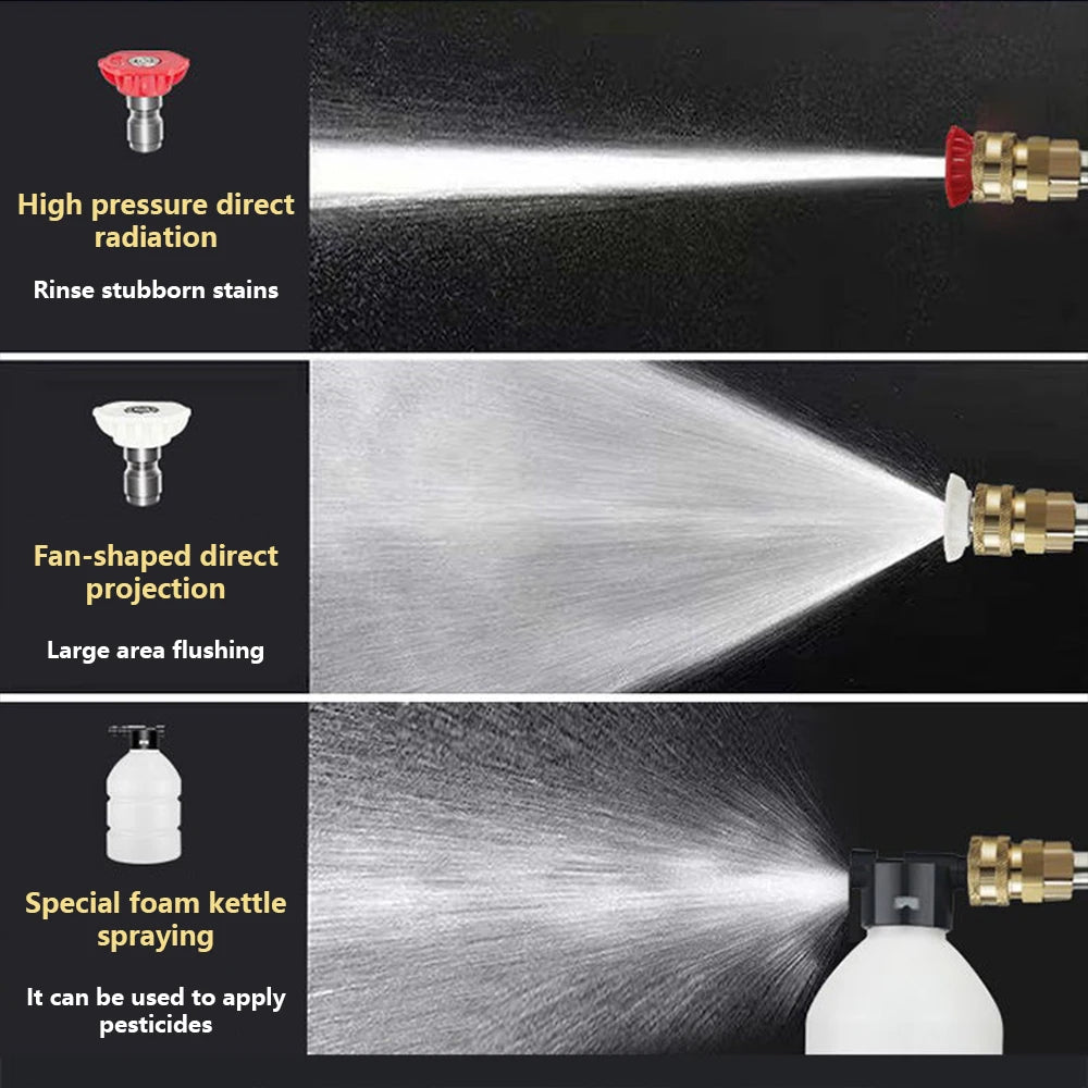 High Pressure Car Wash Water Gun Washer Self Priming Sustain